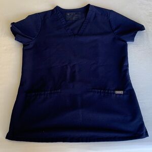 Figs navy blue scrub set
